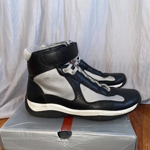 100% Authentic Prada high top sneakers - Picture 4 of 9